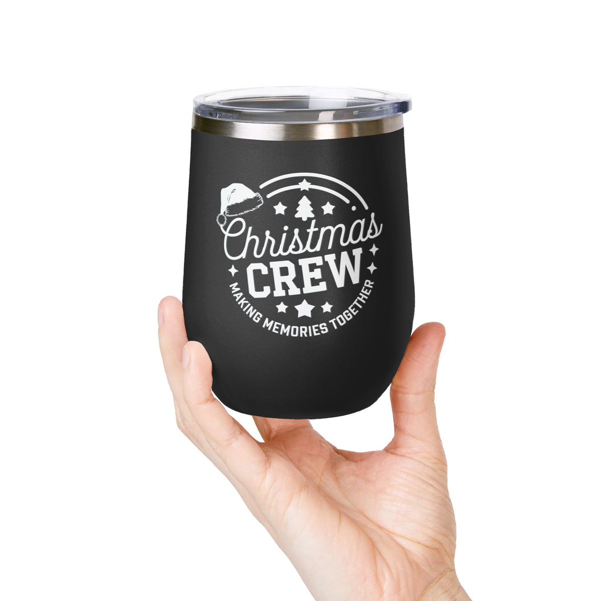 Christmas Crew Wine Tumbler For Family Christmas Party Holiday Party Cup Festive Family Gift Mug For Friends Christmas Party Decor Xmas