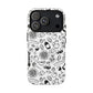Italian Food Phone Case for Women Minimal Black White Cover Cute Pasta Lover Gift Chic European Style Accessory Case Gift For Traveler Italy