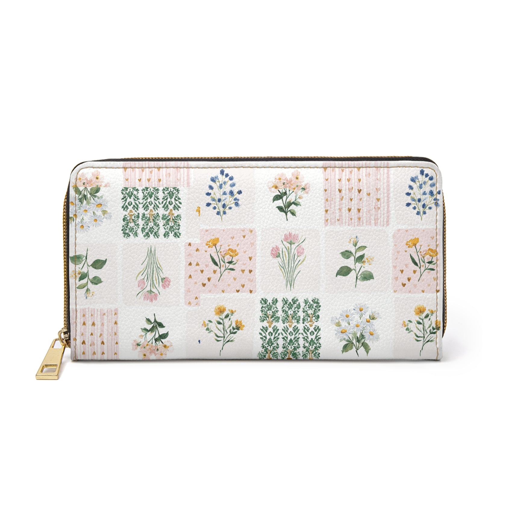 Spring Garden Purse Gift For Plant Lover Floral Wallet Gift For Mom Card Organizer Feminine Purse Birthday Present For Her Gardener Gift