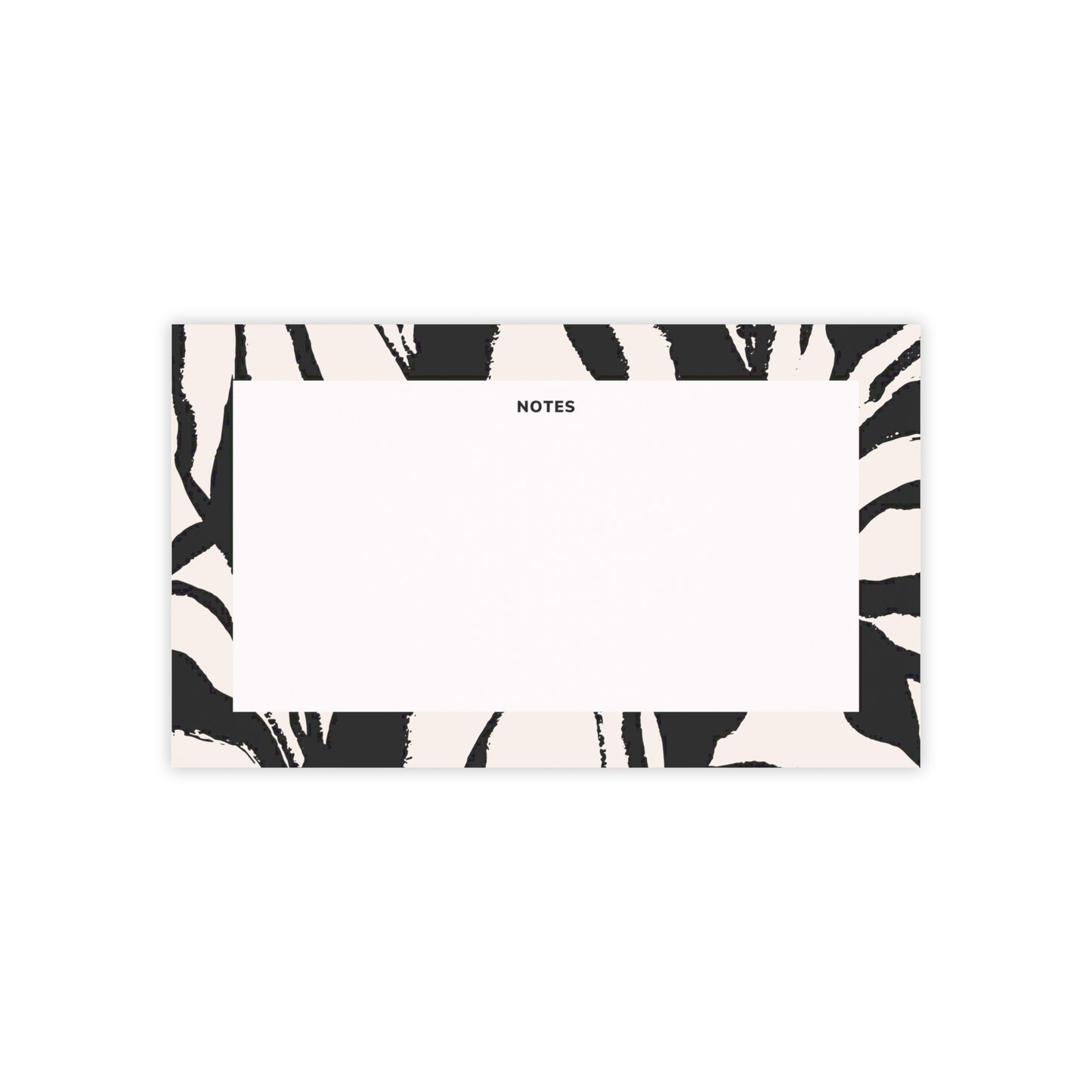 Zebra Note Pad Safari Gift Office Organizer Teacher Present Student Study Essential Wildlife Lover Desk Accessory Large Memo Sheets Paper