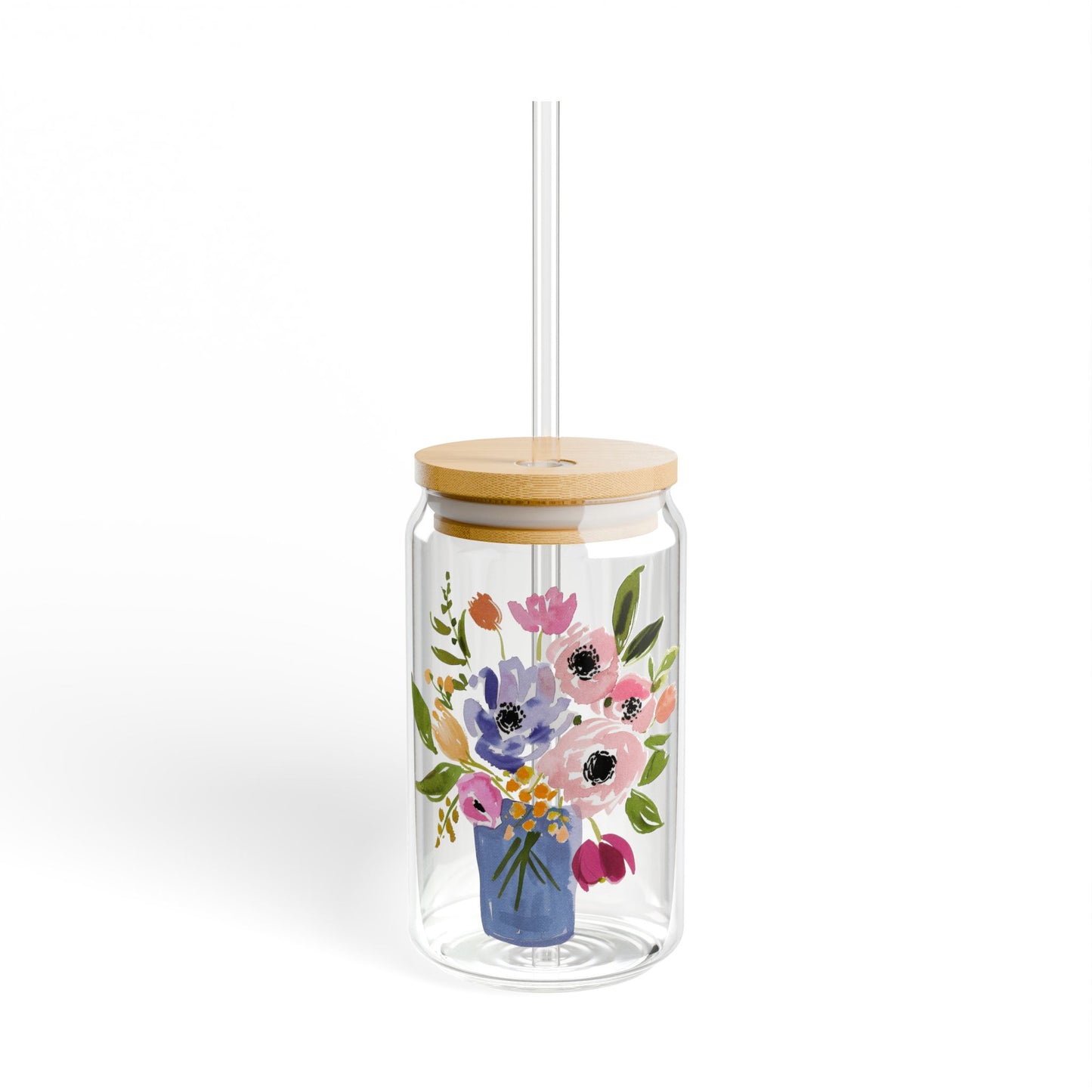 Sipper Glass Tea Lover Gift Coffee Bar Cup Housewarming Present Kitchen Drinkware Brunch Hostess Surprise For Her Daily Refreshment Birthday