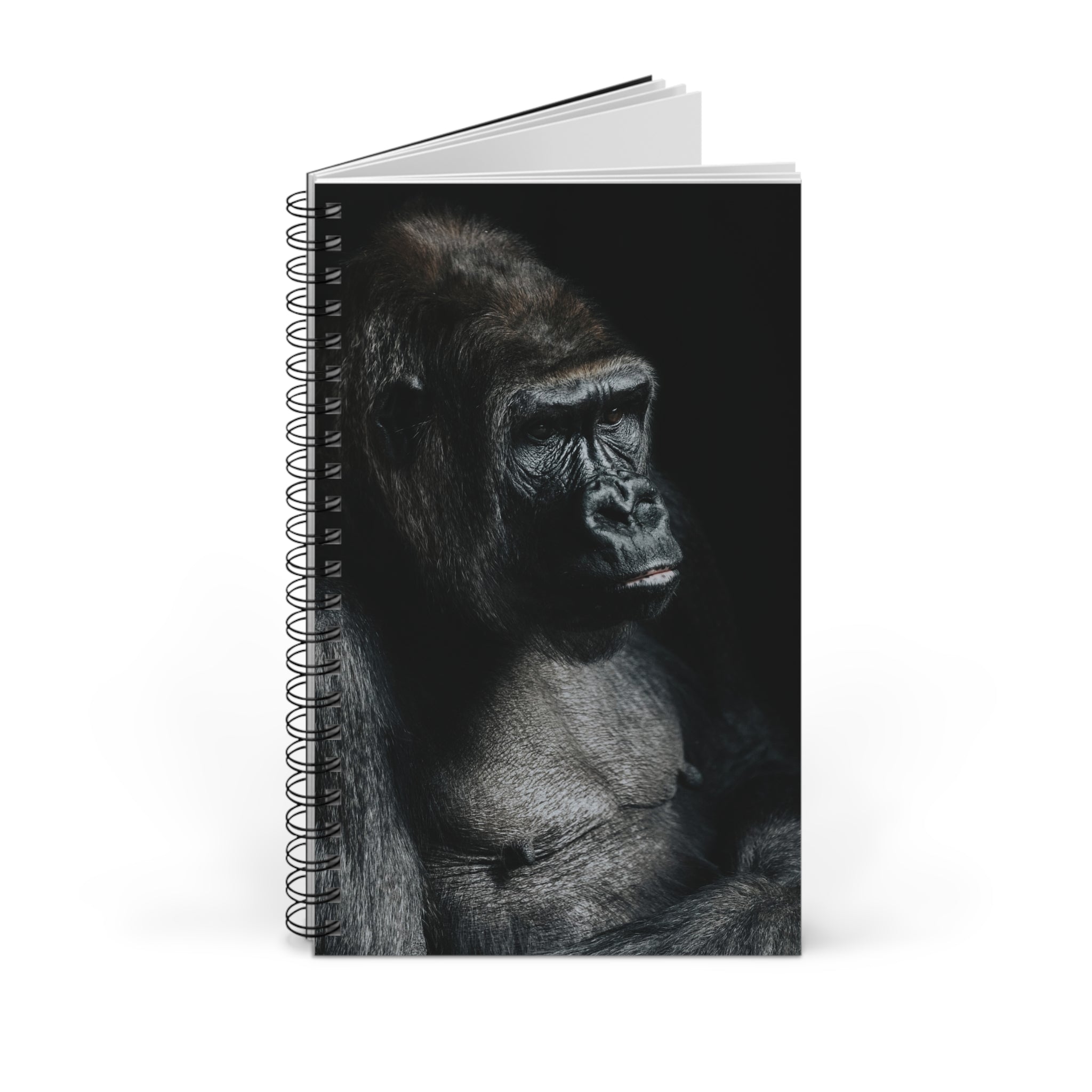Gorilla Spiral Notebook Wildlife Gift Safari Journal Nature Lover Present Primate Study Stationery Animal Research Desk Companion Study Aid