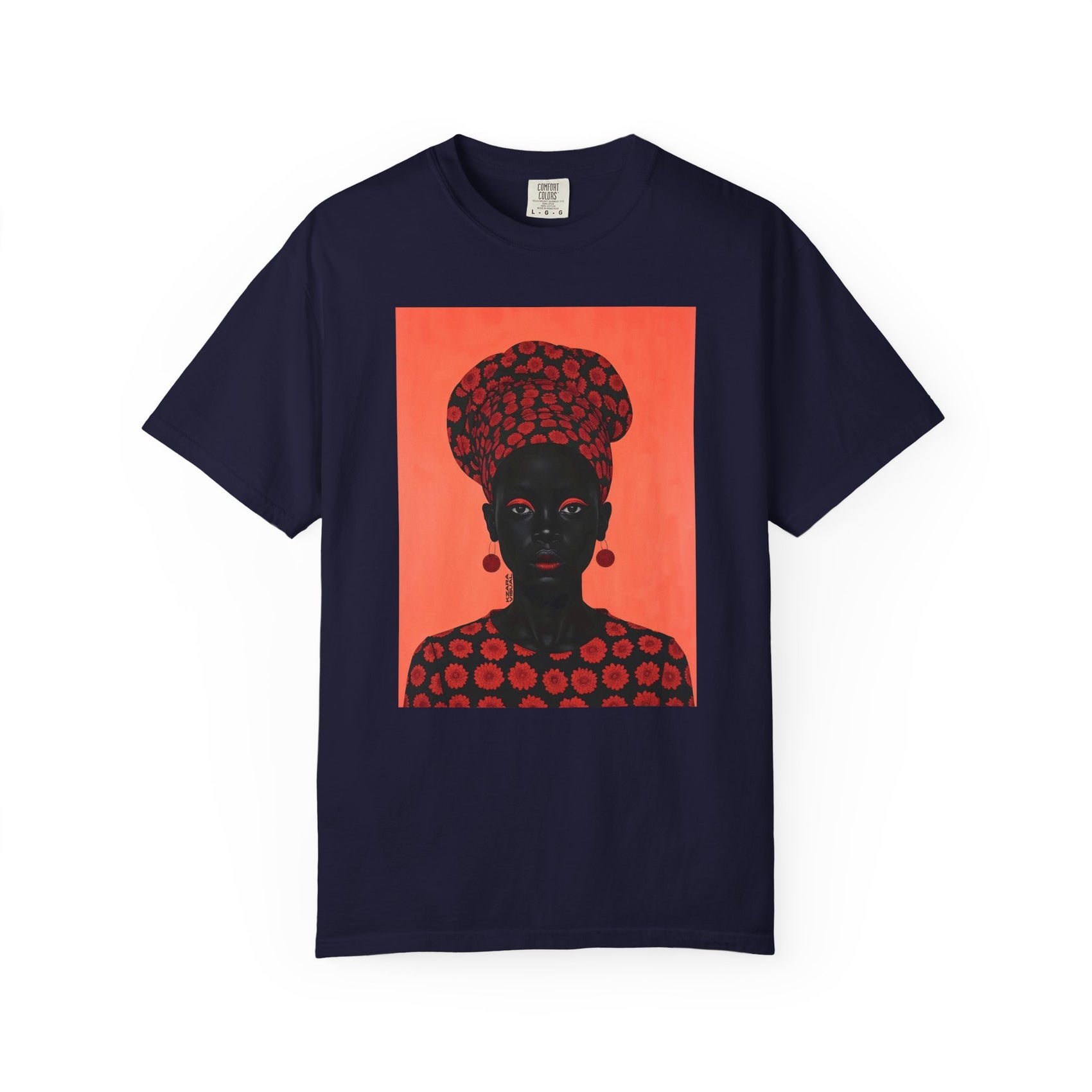 African Queen Graphic T Shirt Afrocentric Fashion Tee Black Culture Gift Melanin Art Top Heritage Clothing for Women South African Top Gift