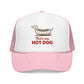 Hot Dog Trucker Hat For Outdoor Activities Funny Dachshund Cap for Summer Vacation Dog Lover Gift for Dad Cute Summer Hat BBQ Party Cap