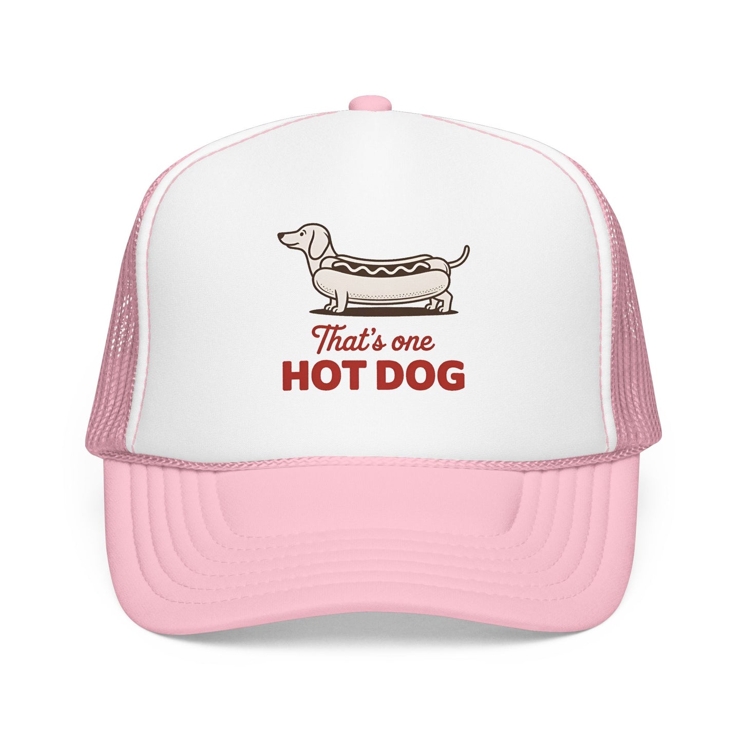 Hot Dog Trucker Hat For Outdoor Activities Funny Dachshund Cap for Summer Vacation Dog Lover Gift for Dad Cute Summer Hat BBQ Party Cap