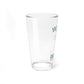 Holiday Cheer Mixing Glass Gift For Girlfriend Christmas Cocktail Tumbler Present For Coworker Retro Santa Barware Festive Party Keepsake