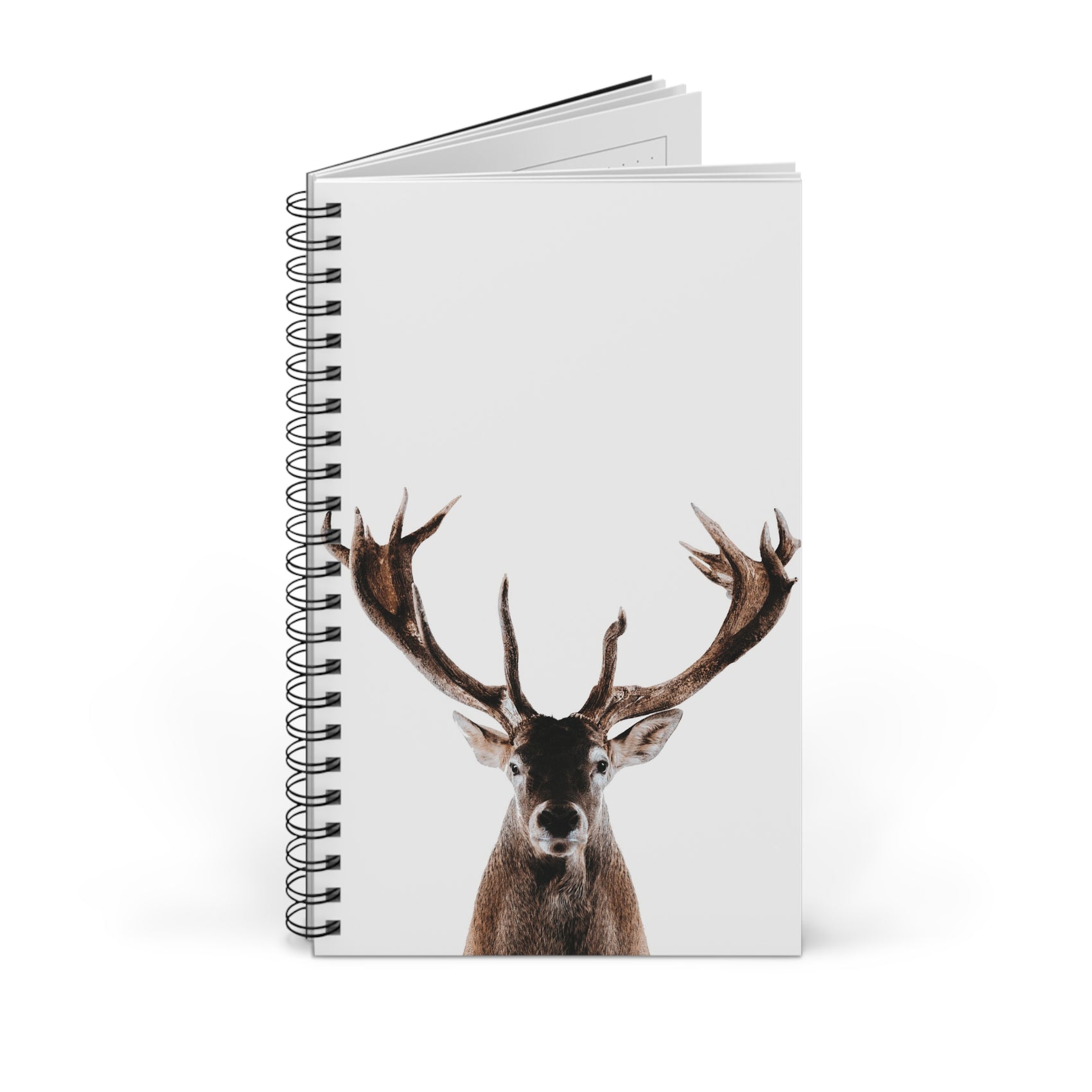 Spiral Notebook Deer Lover Gift Wildlife Journal Nature Writing Diary Cabin Desk Companion Forest Stationery Hunter Present Outdoor Notes