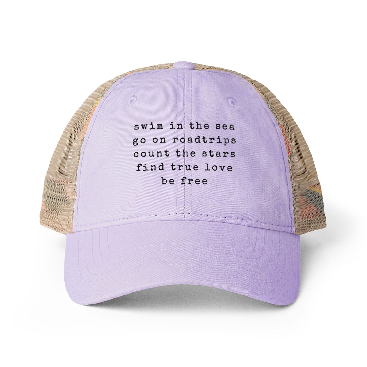 Cute Travel Hat Gift For Her Birthday Inspirational Quote Hat Be Free Cap Travel Lover Gift Roadtrip Hat Beach Cap Gift for Free Spirit