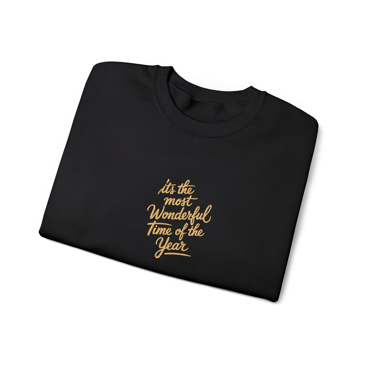 Wonderful Time Christmas Sweatshirt Gift For Grandma Holiday Crewneck Present For Sister Elegant Quote Pullover Cozy Winter Outfit Top Style