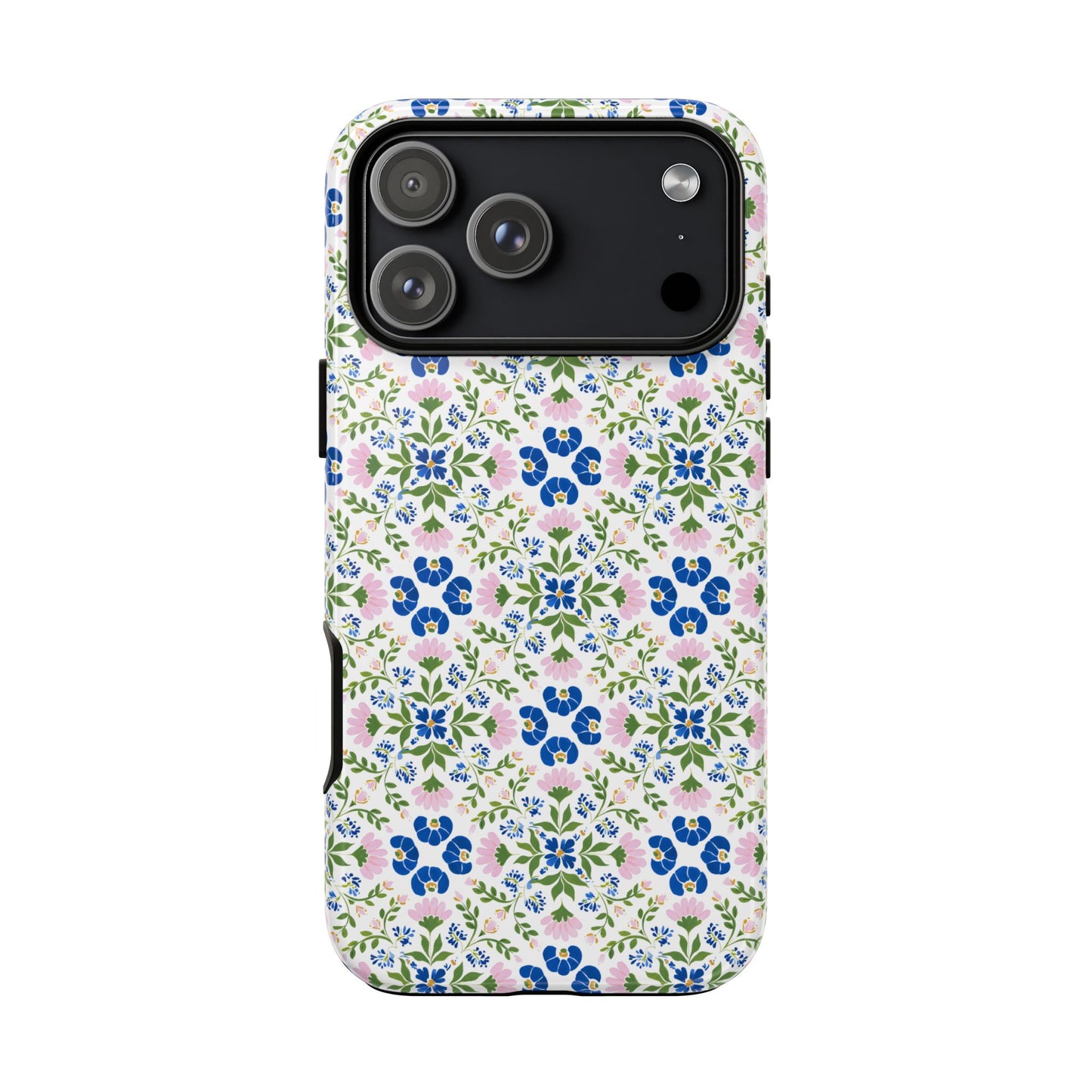 Mediterranean Floral Phone Case Portugal Cover Portuguese Tile Cover Italian Pattern iPhone Samsung Galaxy Google Pixel Summer Gift Tech