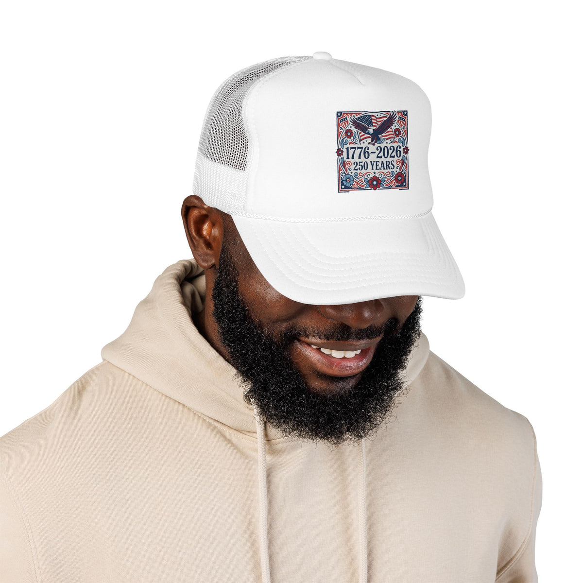 USA 250th Anniversary Hat For Men America 250 Cap Gift for Outdoor Activities Fourth Of July Hat for Hikers 1776 2026 Eagle Patriotic Gift