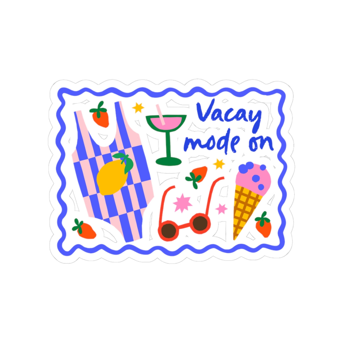 Vacation Sticker Girls Trip Gift Beach Party Decal Pool Lover Present Summer Travel Keepsake Teen Birthday Accessory Best Friend Surprise
