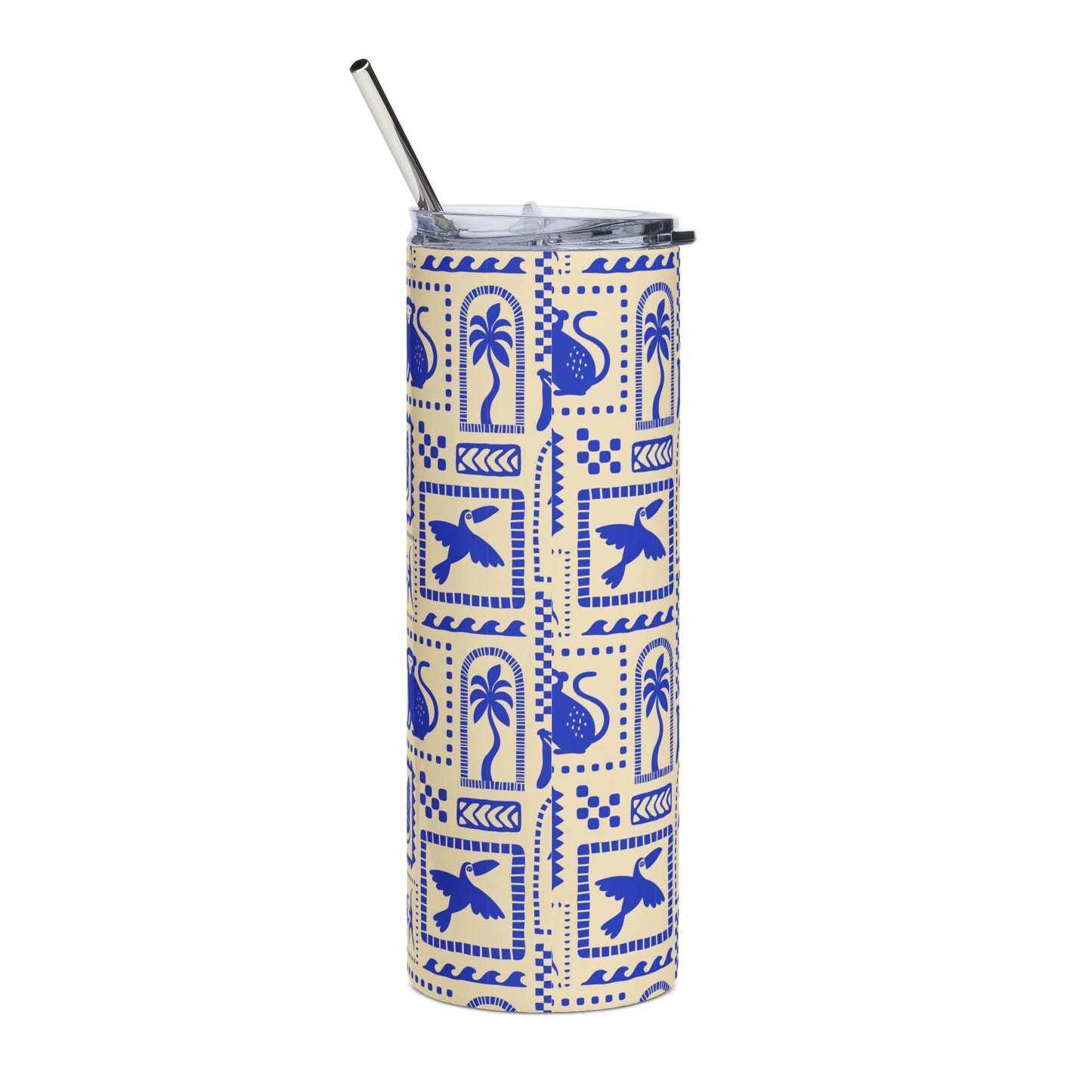 Tropical Travel Tumbler Vacation Gift Beach Lover Drinkware Resort Coffee Cup Island Adventure Poolside Cruise Hydration Companion