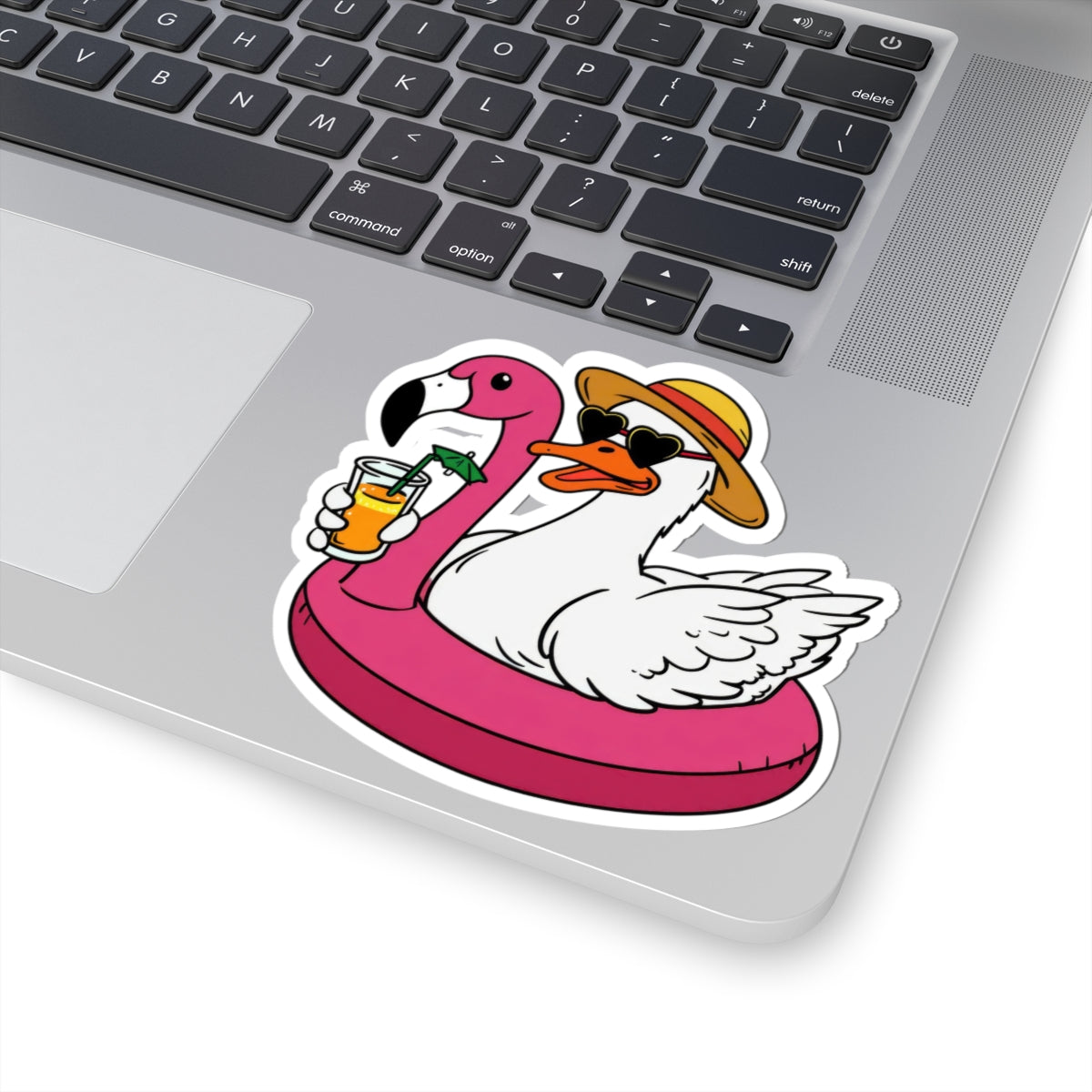 Sticker For Duck Lovers Girls Trip Gift Summer Pool Party Decal Cocktail Fan Present Beach Vacation Accessory Funny Goose Birthday Surprise