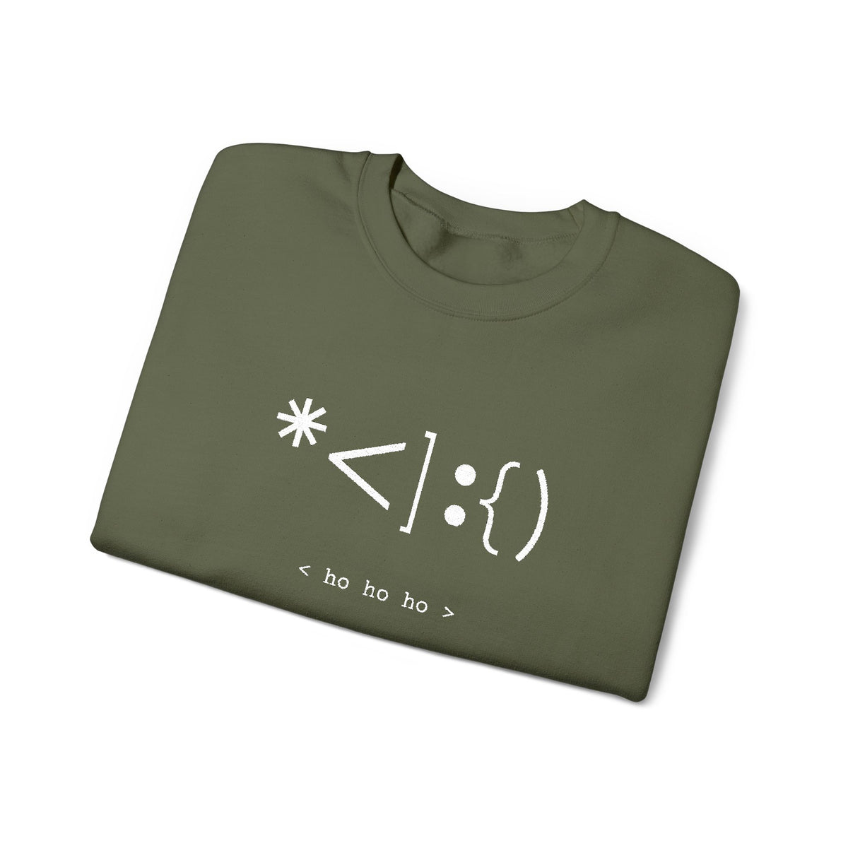 Minimal Green Christmas Sweatshirt For Nerd Friend Idea Funny Embroidered Holiday Crewneck For Tech Office Party Pullover Teen Gamer Gift
