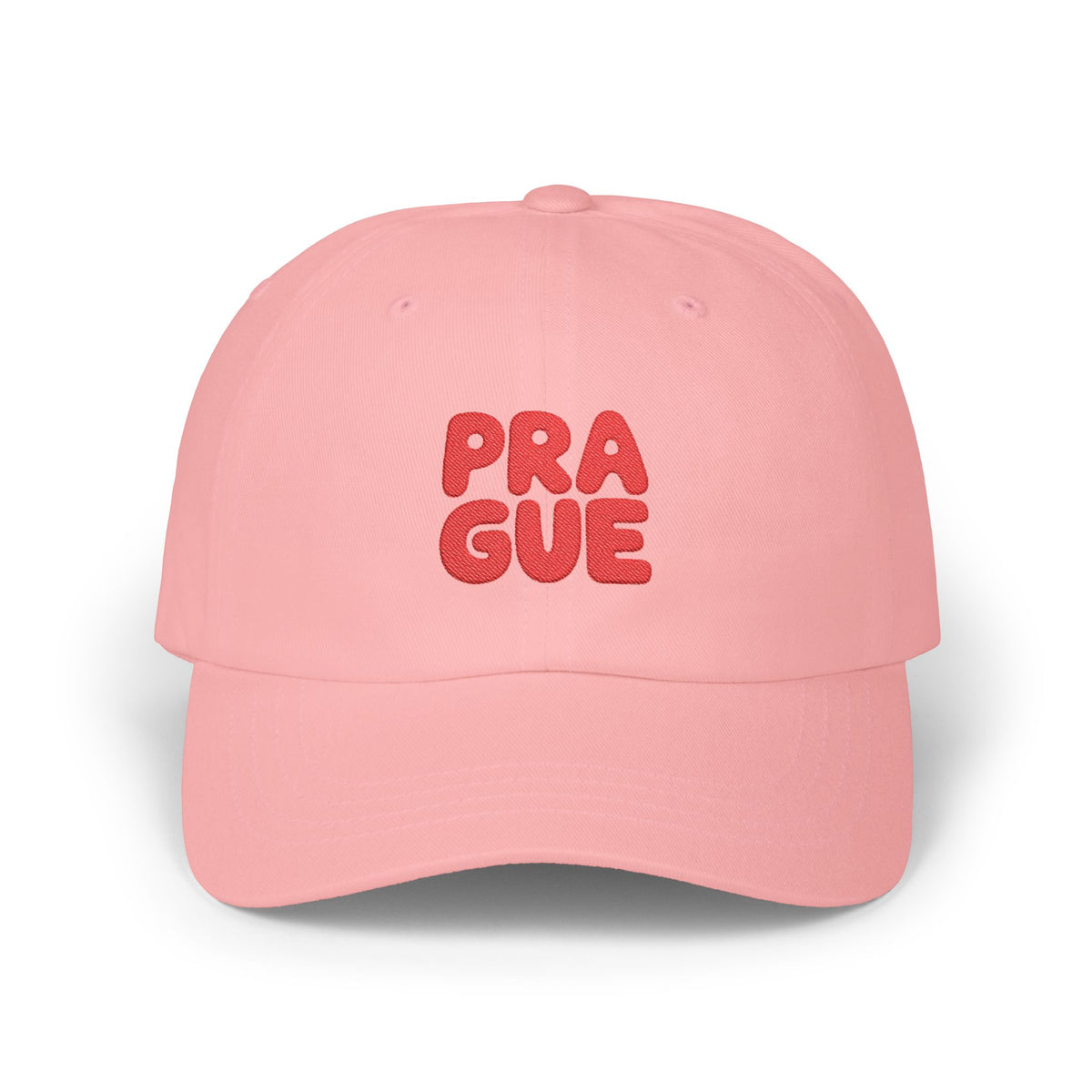 Embroidered Prague Hat Czech Republic Cap Praque Travel Souvenir Gift For Traveler Hat European City Style Minimalist Outfit For Traveler