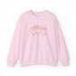 Dancing Highland Cow Sweatshirt Gift For Grandma Christmas Crewneck Winter Present For Sister Gold Western Pullover Cozy Holiday Outfit Top