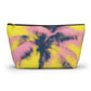 Tropical Makeup Bag Gift For Her Beach Vacation Pouch Cute Travel Cosmetic Bag Summer Toiletry Bag Pool Party Bag Bridesmaid Gift For Summer