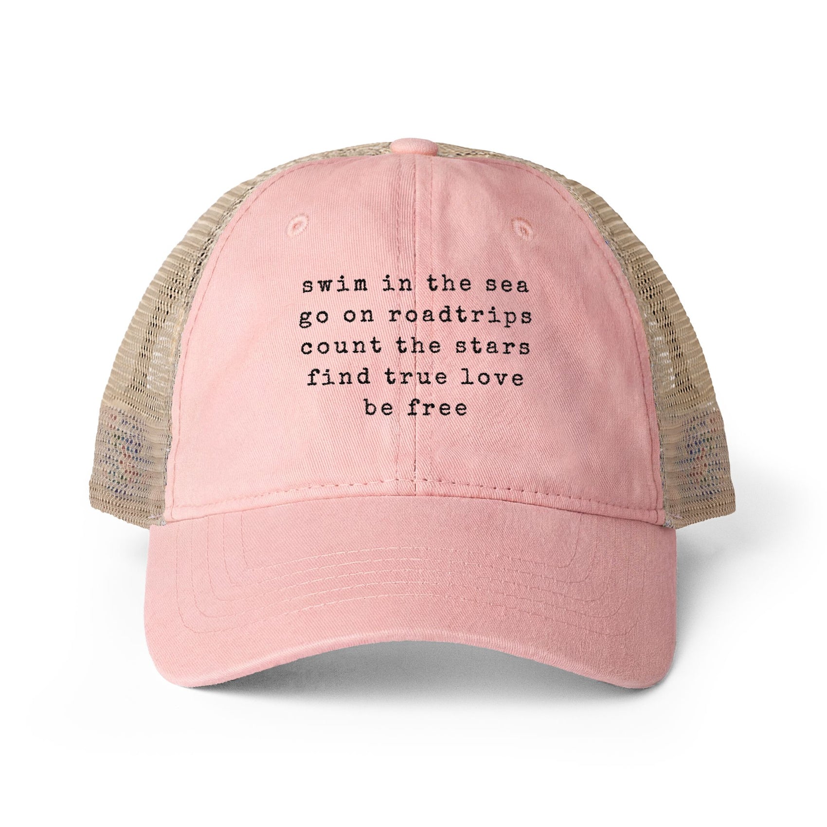 Cute Travel Hat Gift For Her Birthday Inspirational Quote Hat Be Free Cap Travel Lover Gift Roadtrip Hat Beach Cap Gift for Free Spirit