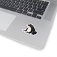 Minimal Frog Vinyl Sticker For Laptop Japanese Kawaii Gift Idea Animal Journal Sticker Water Bottle Decor Creative Planner Gift For Student