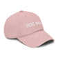 Embroidered Hat Dog Mom Gift For Her Pet Lover Baseball Cap Gift For Dog Lovers Neutral Grey Casual Hat Dog Owner Gift Womens Dog Walk Cap