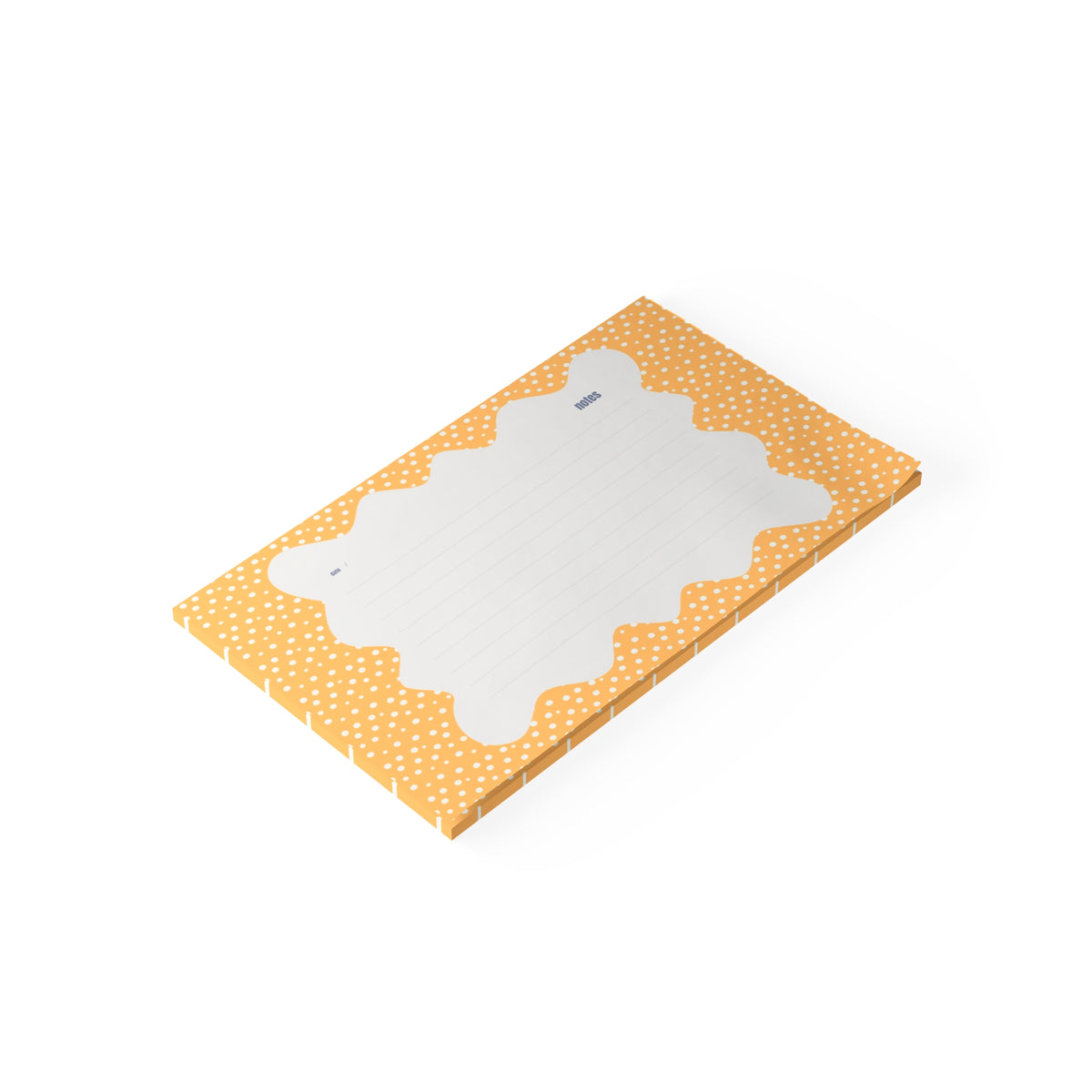 Yellow Polka Dot Sticky Note Cute Fridge Memo Pad Summer Desk Accessory For Teacher Kitchen Recipe Tracker Baking Reminder Gift For Mom