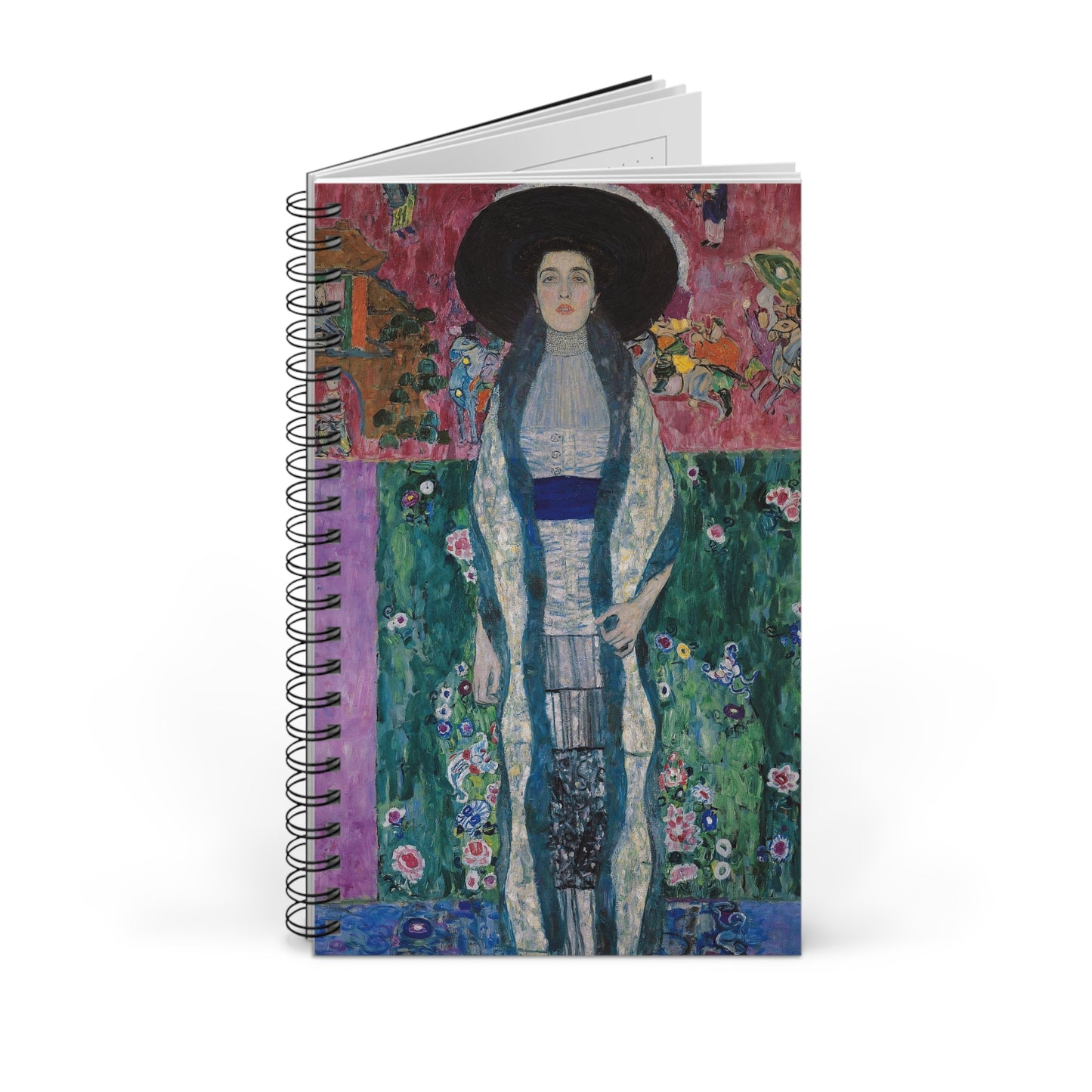 Art Nouveau Lady Journal Vintage Fine Art Lined Notebook Elegant Portrait Stationery Museum Lover Gift Romantic Writing Book For Women