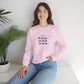 Embroidered Fa La La Sweatshirt Minimalist Holiday Pullover Cozy Neutral Crewneck Aesthetic Christmas Top Hygge Mom Apparel Subtle Festive