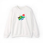 South Africa Embroidered Sweatshirt Gift For Traveler South African Flag Crewneck Africa Travel Gift SA Pride Jumper Unisex Sweater For Him