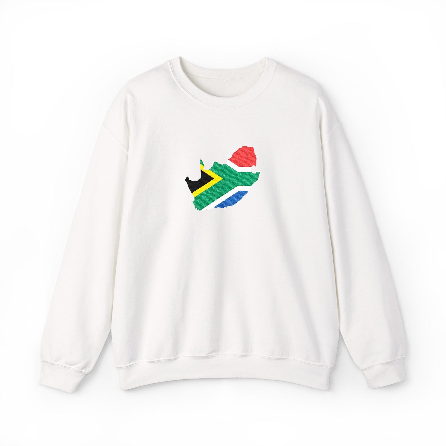 South Africa Embroidered Sweatshirt Gift For Traveler South African Flag Crewneck Africa Travel Gift SA Pride Jumper Unisex Sweater For Him