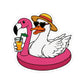 Sticker For Duck Lovers Girls Trip Gift Summer Pool Party Decal Cocktail Fan Present Beach Vacation Accessory Funny Goose Birthday Surprise