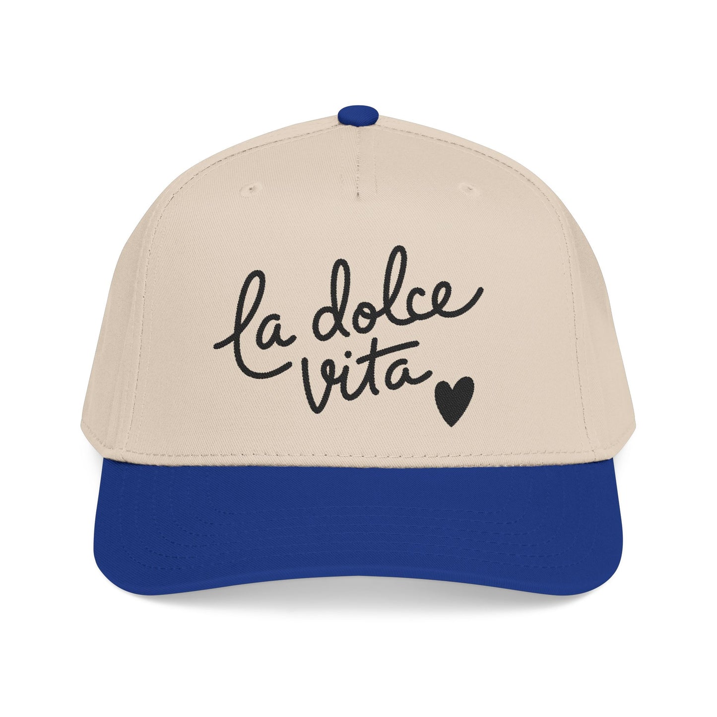 La Dolce Vita Embroidered Italian Hat Amalfi Coast Souvenir Cap Mediterranean Vacation Aesthetic Travel Gift Cap For Traveler Gift Italy