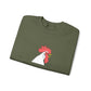 Embroidered Rooster Crewneck Sweatshirt Farmhouse Sweater Embroidery Animal Lover Gift Jumper Thanksgiving Tshirt Crew Neck Fall Embroidered