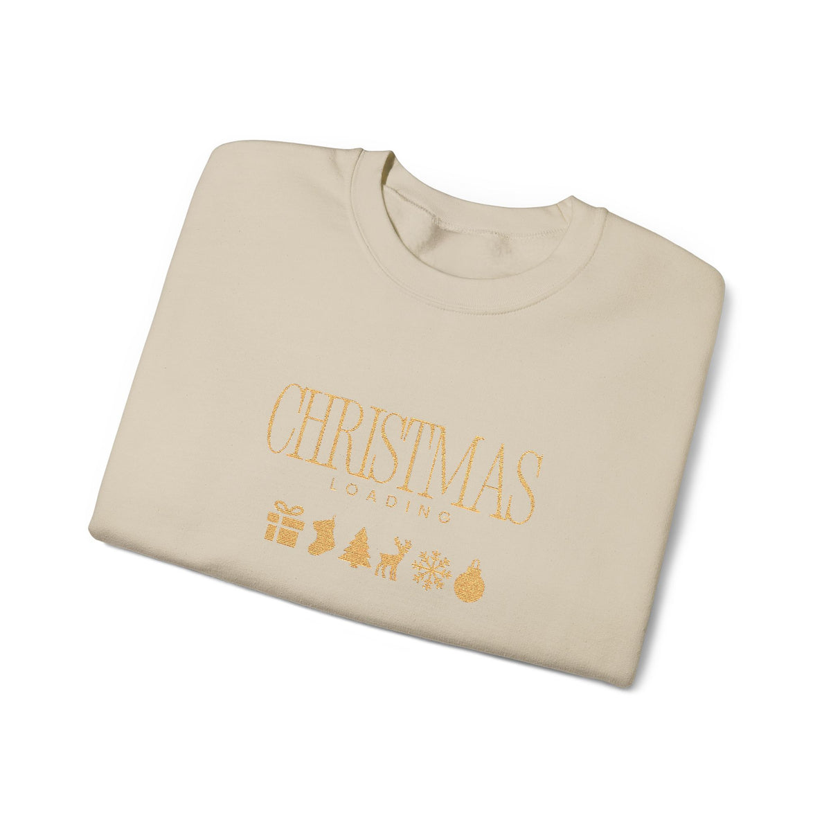 Christmas Loading Sweatshirt Gift For Wife Holiday Crewneck Seasonal Winter Present For Sister Modern Graphic Pullover Festive Top For Mom