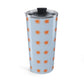 Tumbler Gift For Her Birthday Blue Star Pattern Tumbler Cup Stainless Steel Travel Mug Insulated Coffee Cup Cute Summer Drinkware Gift