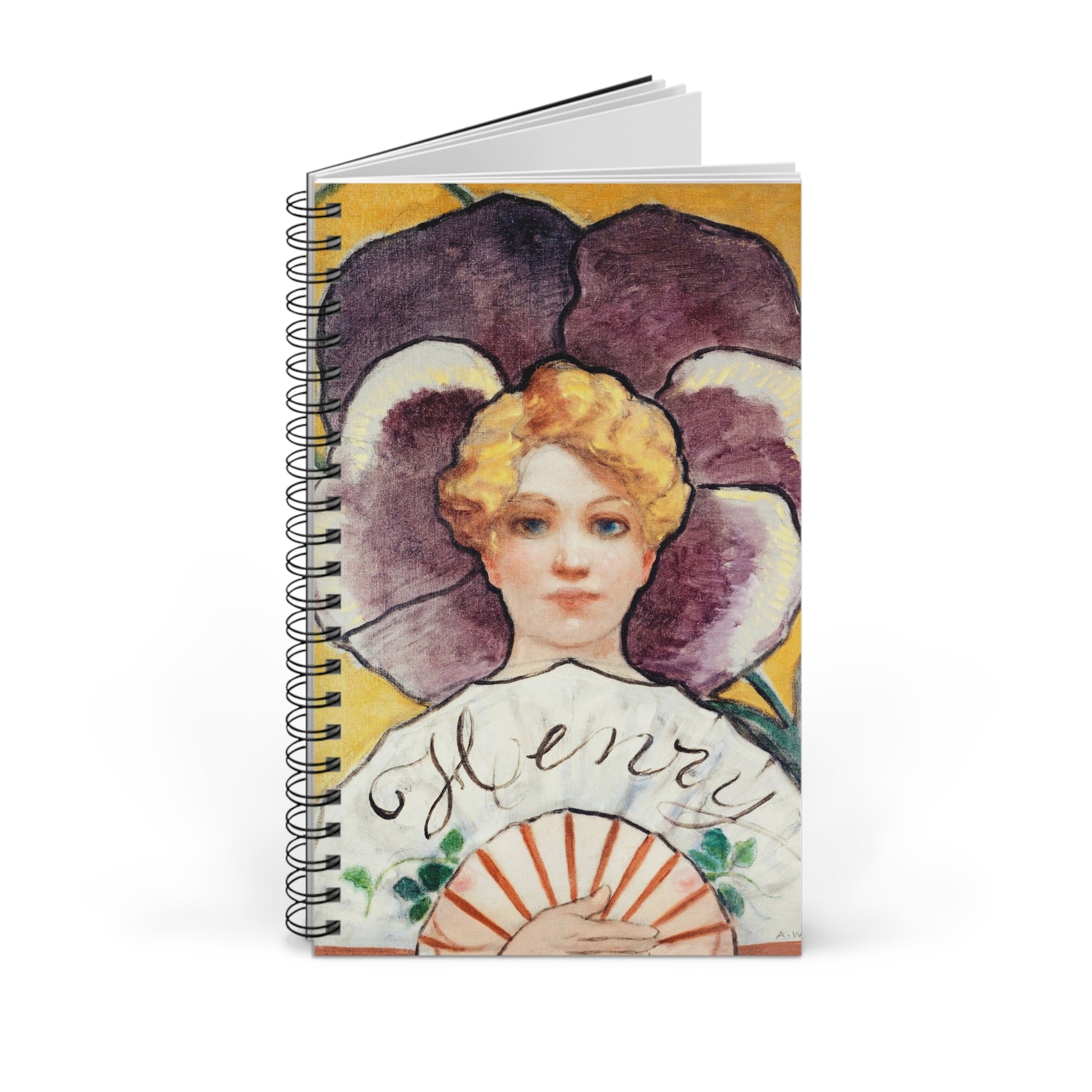Spiral Notebook Work Gift College Study Journal Writer Present Office Desk Stationery Student Planner Art Lover Keepsake Daily Notes Idea
