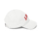 Lover Dad Cap White Red Baseball Hat For Summer Travel Beach Adjustable Snapback Gift For Boyfriend Trendy Casual Hat Outdoor Stylish Hat