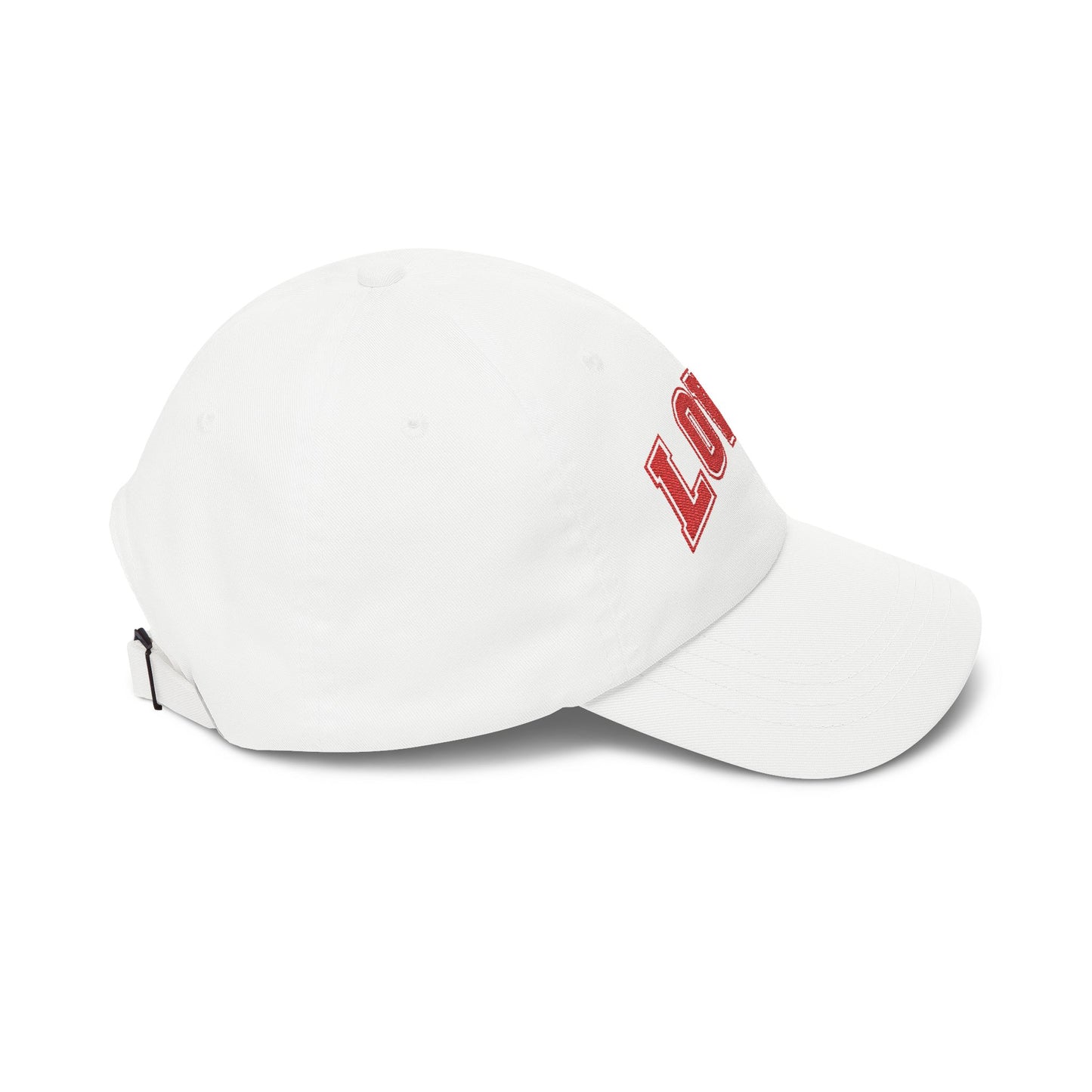 Lover Dad Cap White Red Baseball Hat For Summer Travel Beach Adjustable Snapback Gift For Boyfriend Trendy Casual Hat Outdoor Stylish Hat