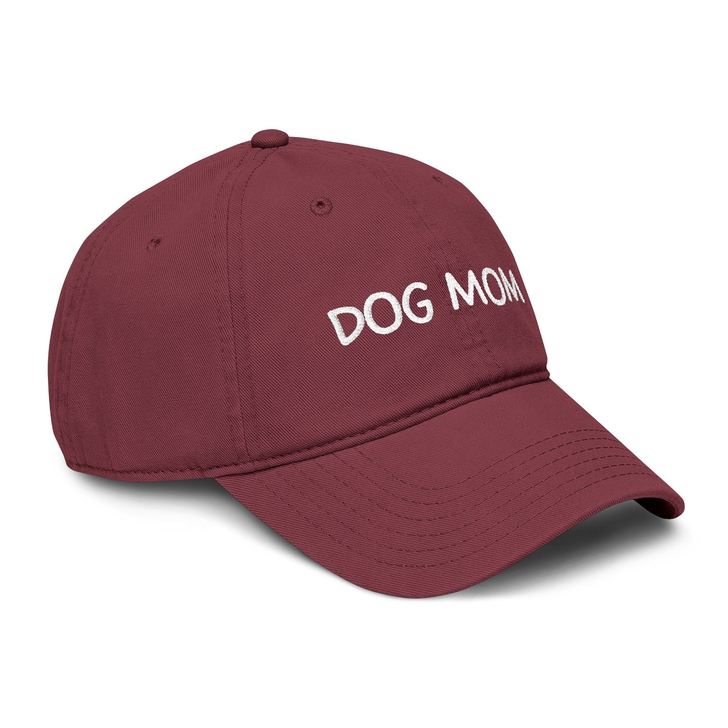 Embroidered Hat Dog Mom Gift For Her Pet Lover Baseball Cap Gift For Dog Lovers Neutral Grey Casual Hat Dog Owner Gift Womens Dog Walk Cap