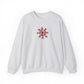 Embroidered Snowflake Sweatshirt Minimalist Winter Pullover Dainty Holiday Crewneck Subtle Festive Top Cozy Christmas Snow Lover Gift Xmas