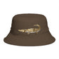 Black Crocodile Bucket Hat Embroidered Animal Safari Cap Trendy Streetwear Fisherman Hat Gift for Him Outdoor Summer Style South Africa Gift
