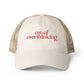 Gift for Overthinker Funny Trucker Hat Gift For Friend Womens Ponytail Cap Cute Summer Hat Casual Everyday Outfit Cap Breathable Mesh Hat
