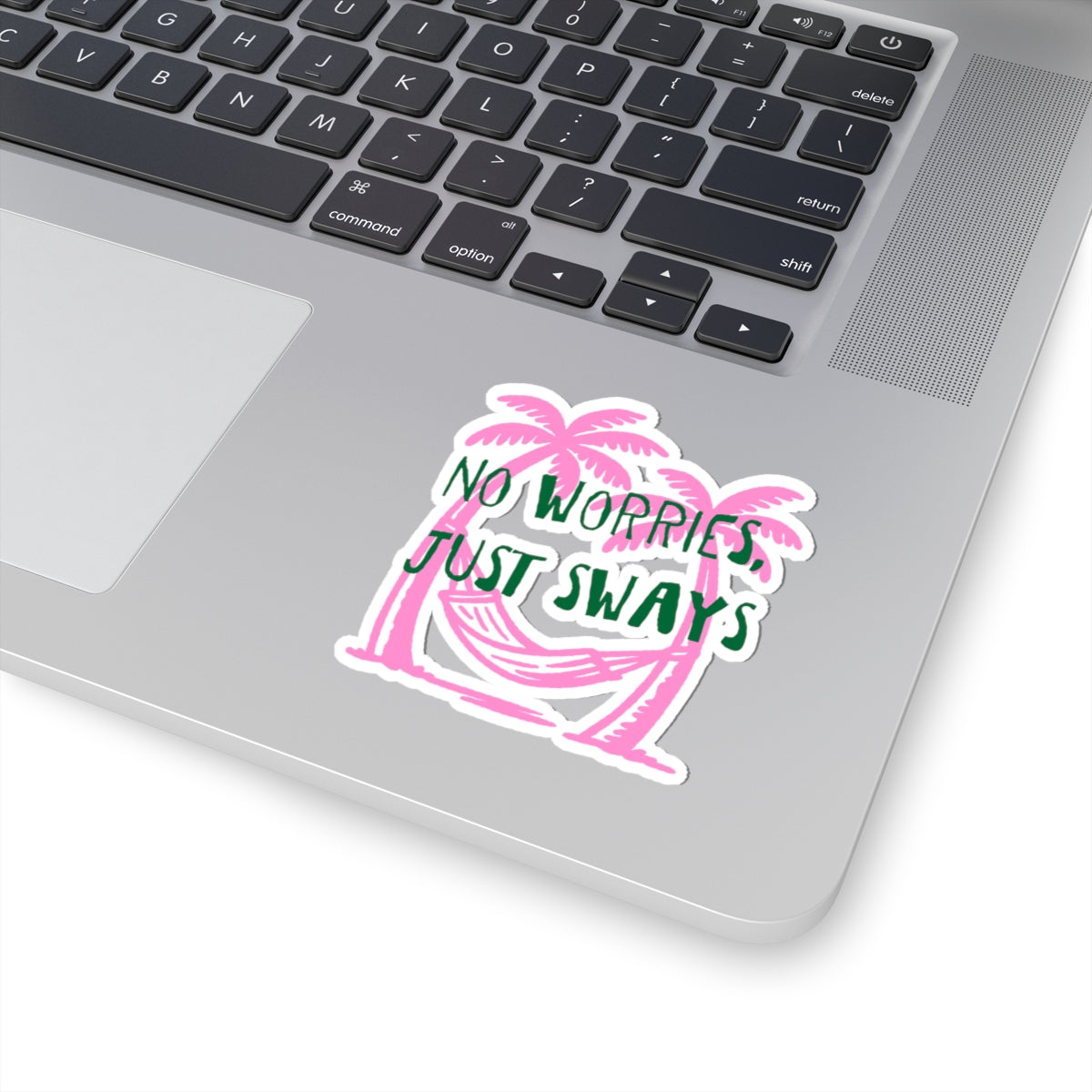 Beach Sticker For Vacation Lover Gift Palm Tree Decal Summer Travel Accessory Surfer Girl Present Tropical Journal Accent Hammock Vibes