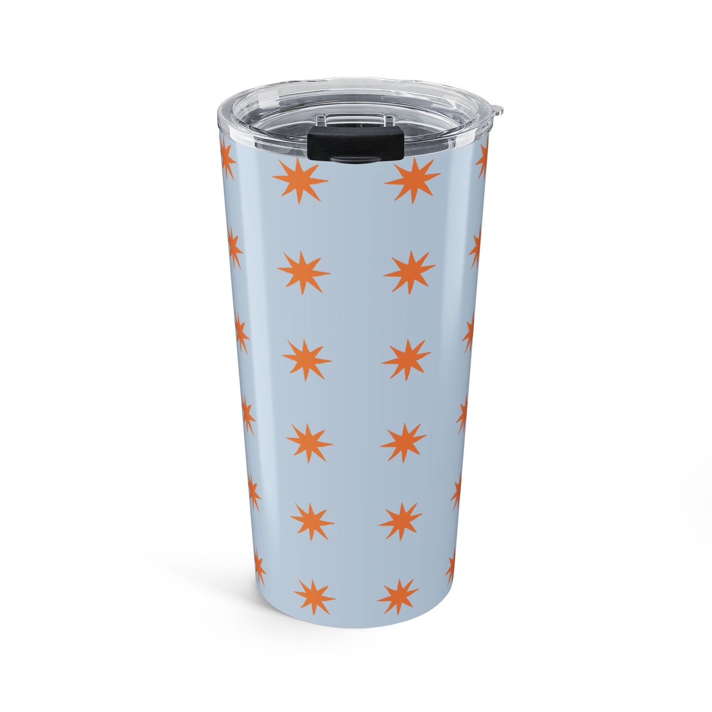 Tumbler Gift For Her Birthday Blue Star Pattern Tumbler Cup Stainless Steel Travel Mug Insulated Coffee Cup Cute Summer Drinkware Gift Cup