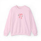 Embroidered Holiday Party Sweatshirt For Her Christmas Cocktail Crewneck Gift For Wife Festive Champagne Pullover For Best Friend New Year