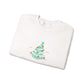 Minimal Christmas Tree Sweatshirt Gift For Girlfriend Holiday Crewneck Present For Mom Modern Winter Pullover Cozy December Outfit Top Style