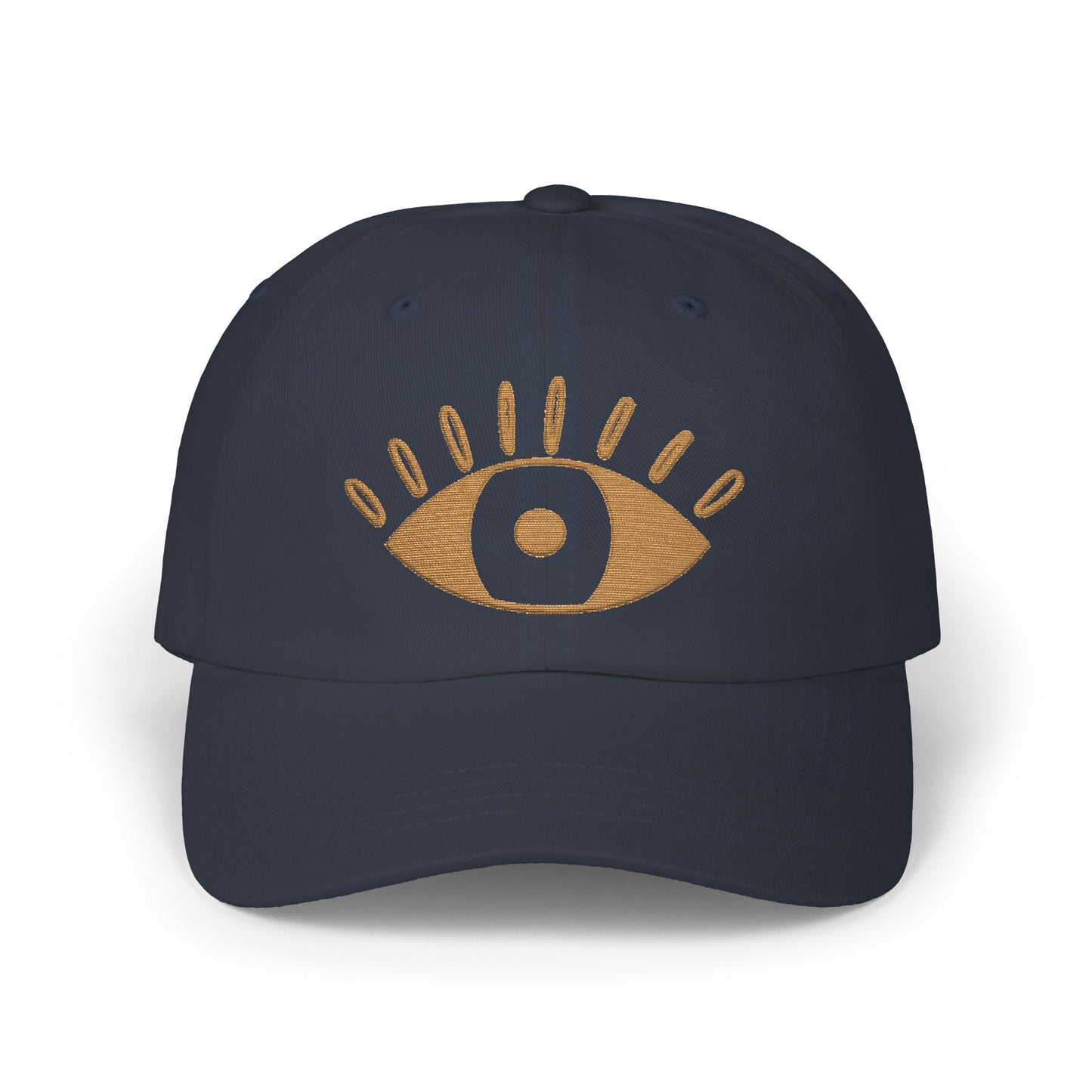 Embroidered Evil Eye Dad Cap Boho Fashion Hat Spiritual Gift For Friend Minimal Cotton Accessory Festival Outfit Her Present Everyday Style