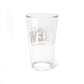 Christmas Crew Mixing Glass Gift For Best Friend Holiday Cocktail Tumbler Present For Roommate Festive Drinkware Memory Making Barware Cup