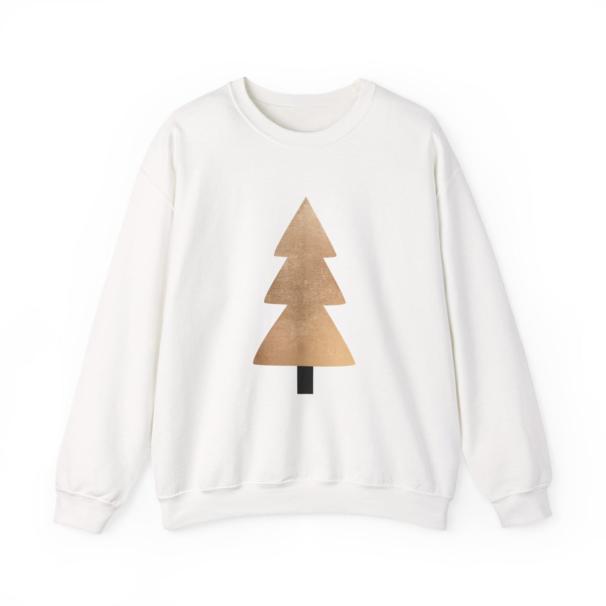 Gold Fir Christmas Sweatshirt Gift For Daughter Holiday Crewneck Present For Aunt Graphic Pullover Cozy Winter Apparel Seasonal Top Style