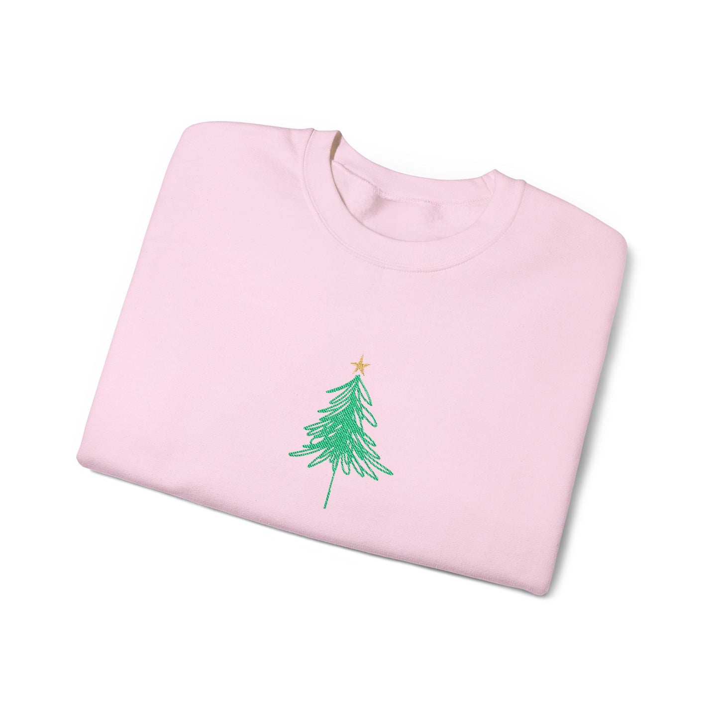 Minimal Christmas Tree Sweatshirt Gift For Sister Holiday Crewneck Present For Wife Elegant Graphic Pullover Cozy Seasonal Outfit Top Style